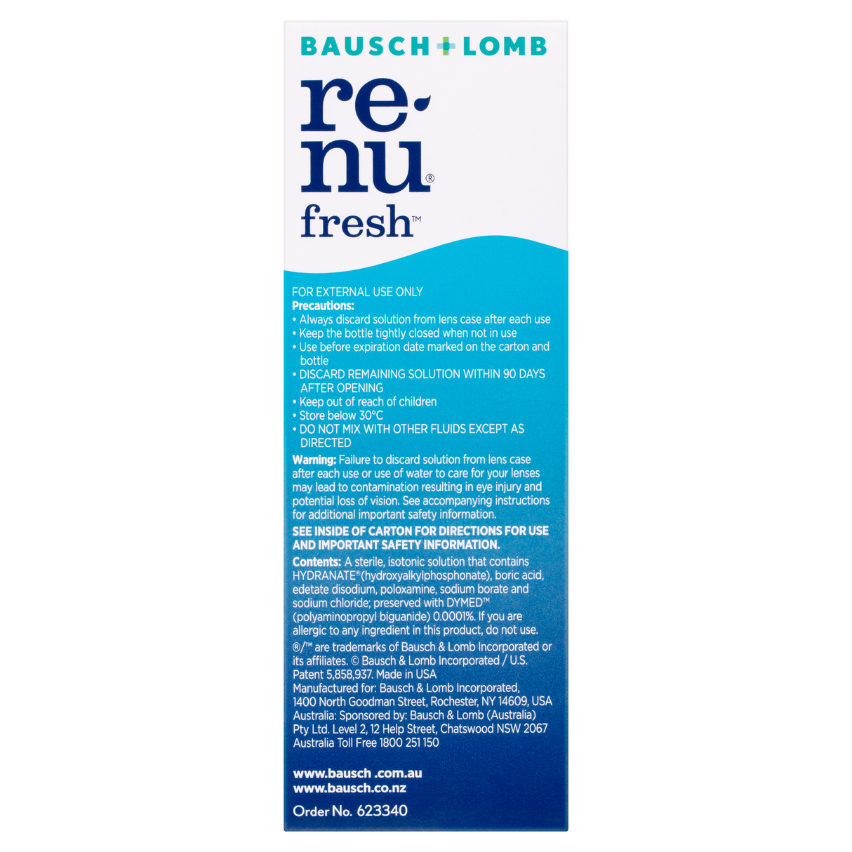 Renu Fresh Multi-Purpose Solution 120ml