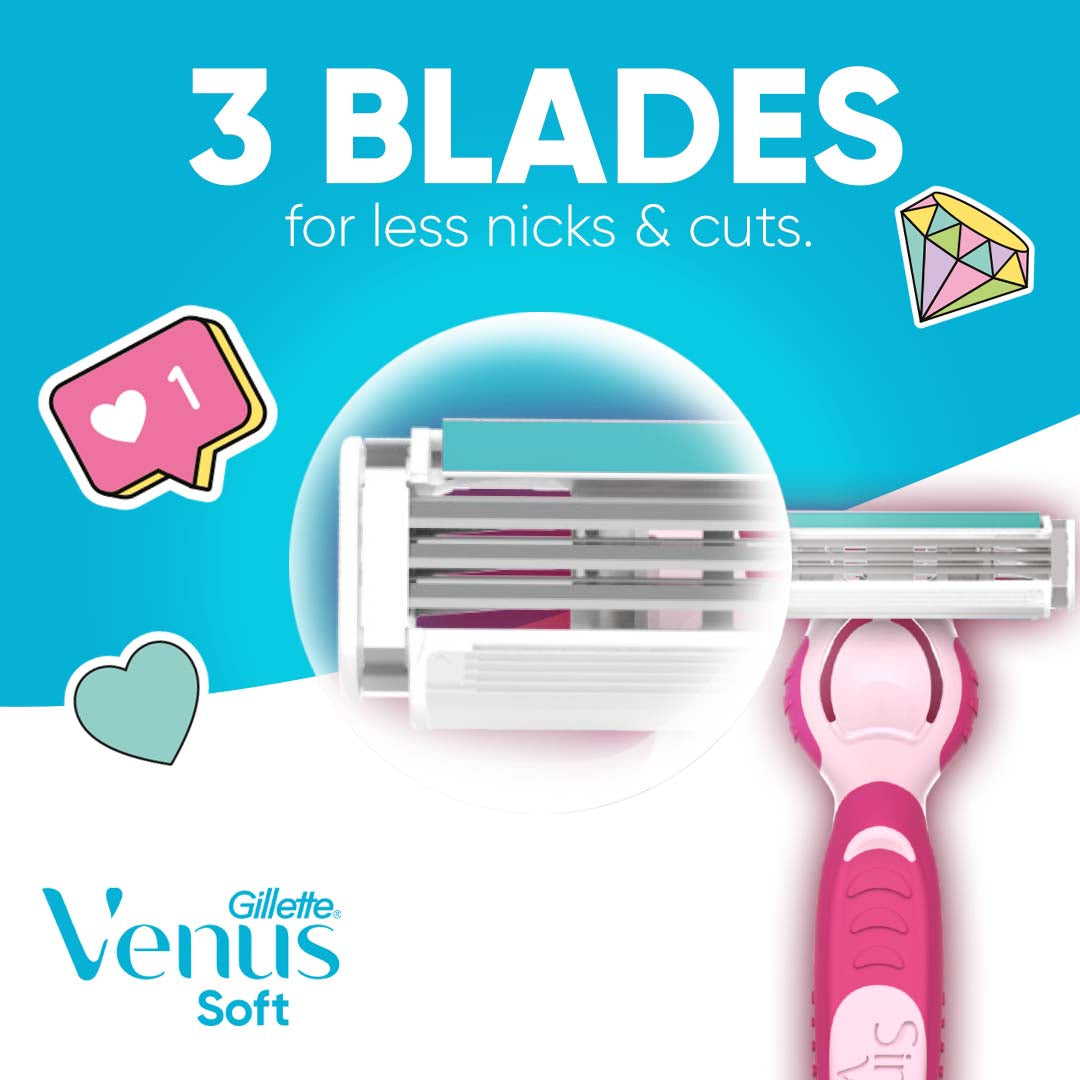Gillette Simply Venus Hybrid 4Up