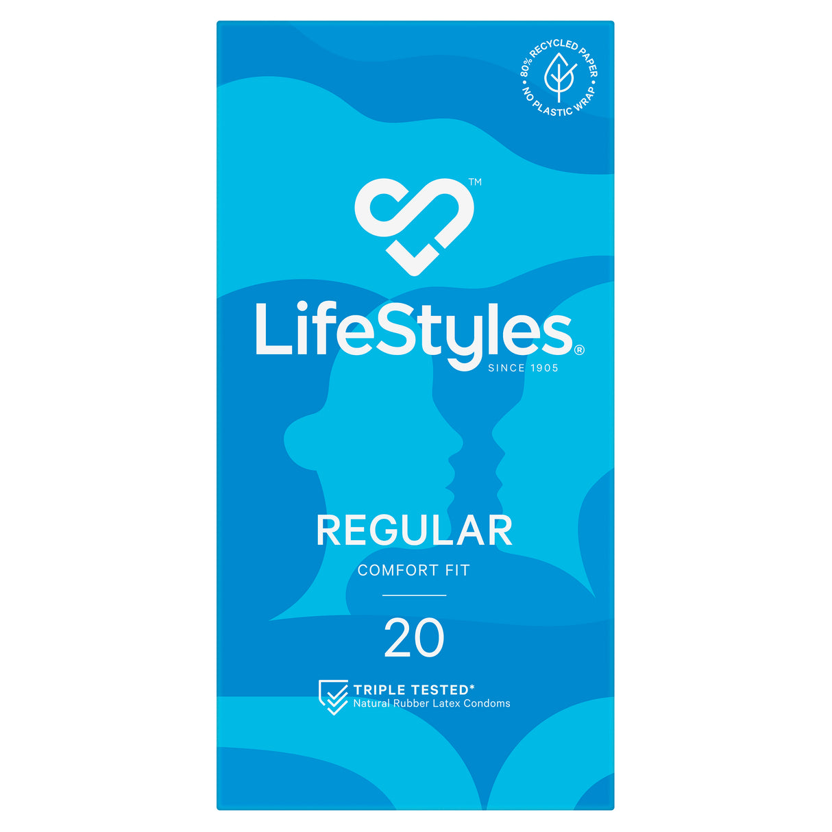 LifeStyles Regular Condoms 20 Pack