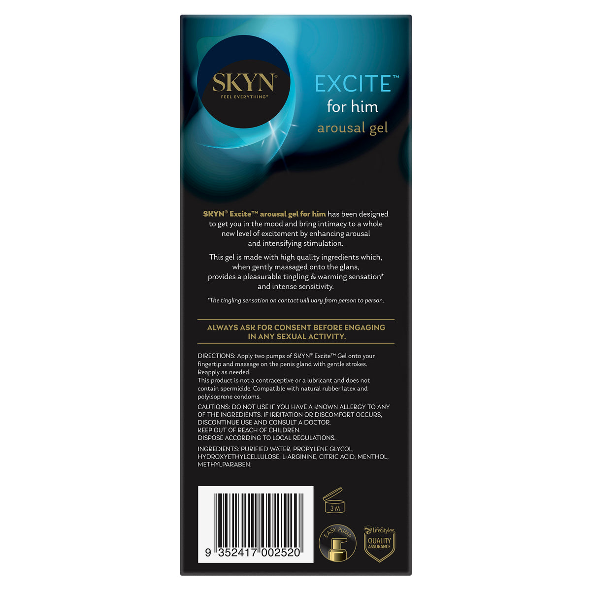 SKYN® Excite For Him Arousal Gel 15ml
