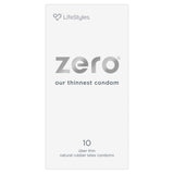 LifeStyles Zero Condoms 10 Pack