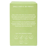 TOM Organic Ultra Thin Regular Organic Cotton Pads with Wings 10 Pack