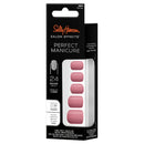 Sally Hansen Salon Effects Perfect Manicure Press On Nails Pinky Clay Square