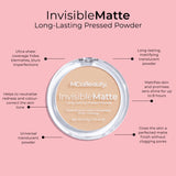 MCoBeauty. Invisible Matte Long Lasting Pressed Powder - Nude Beige