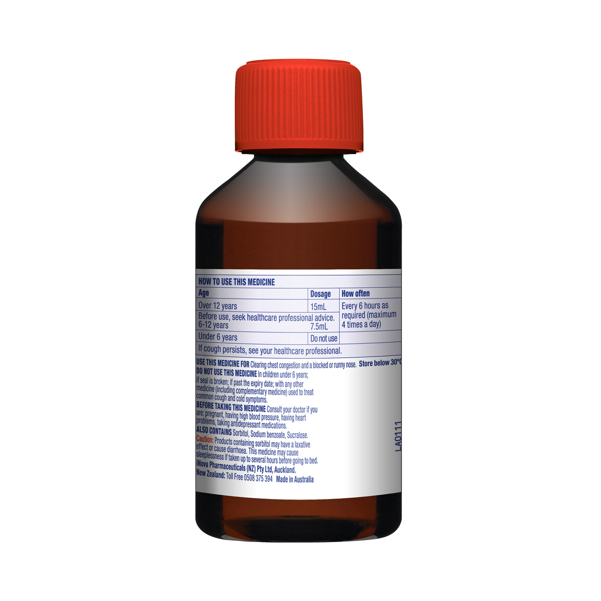 Duro-Tuss PE Chesty Cough Medicine and Nasal Decongestant 200 mL