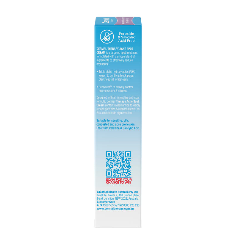 DERMAL THERAPY Acne Spot Cream 30g