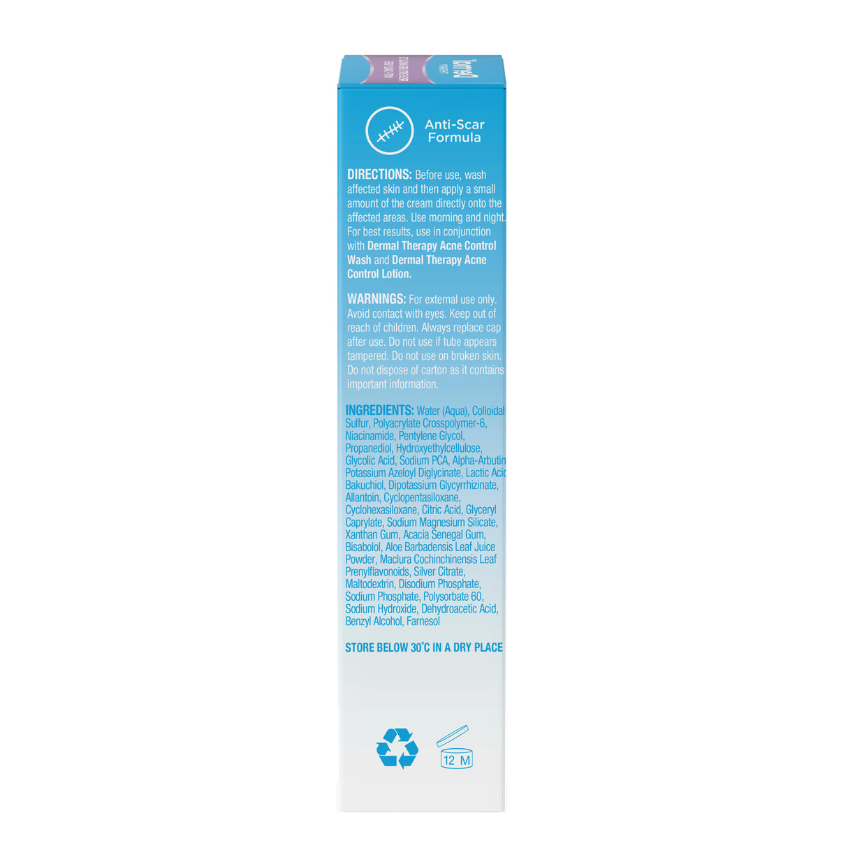 DERMAL THERAPY Acne Spot Cream 30g