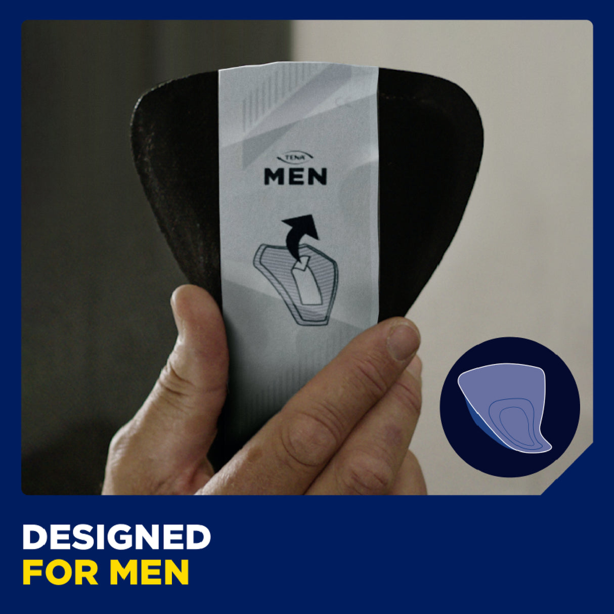 Tena Men Active Fit Protective Shield Extra Light 14 Pack