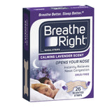 Breathe Right Nasal Strips Lavender Tan 26s