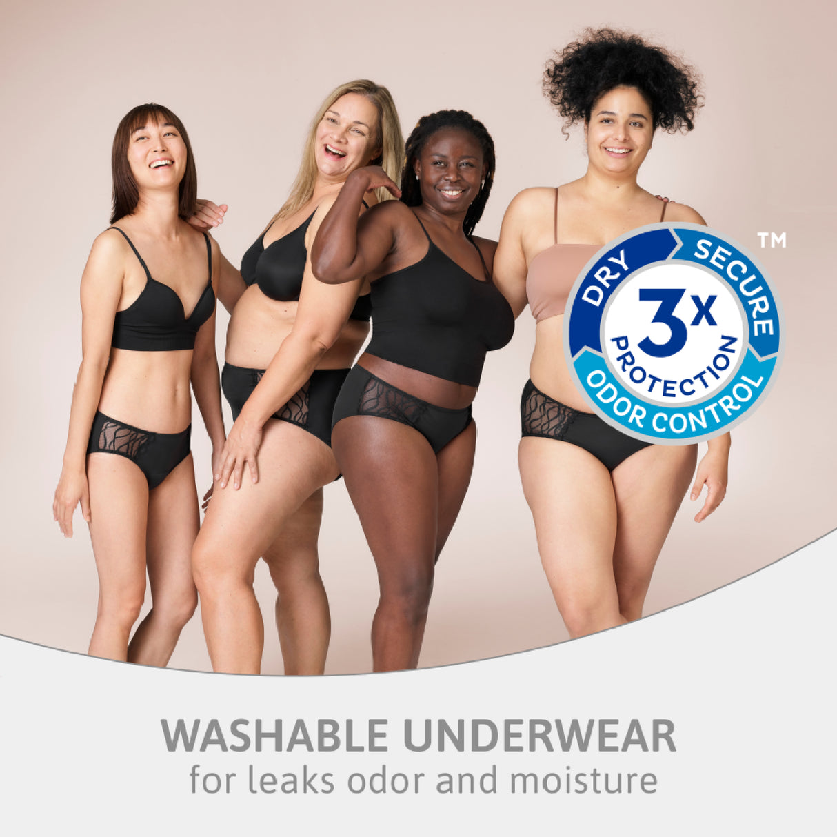 Tena Washable Absorbent Underwear 12-14