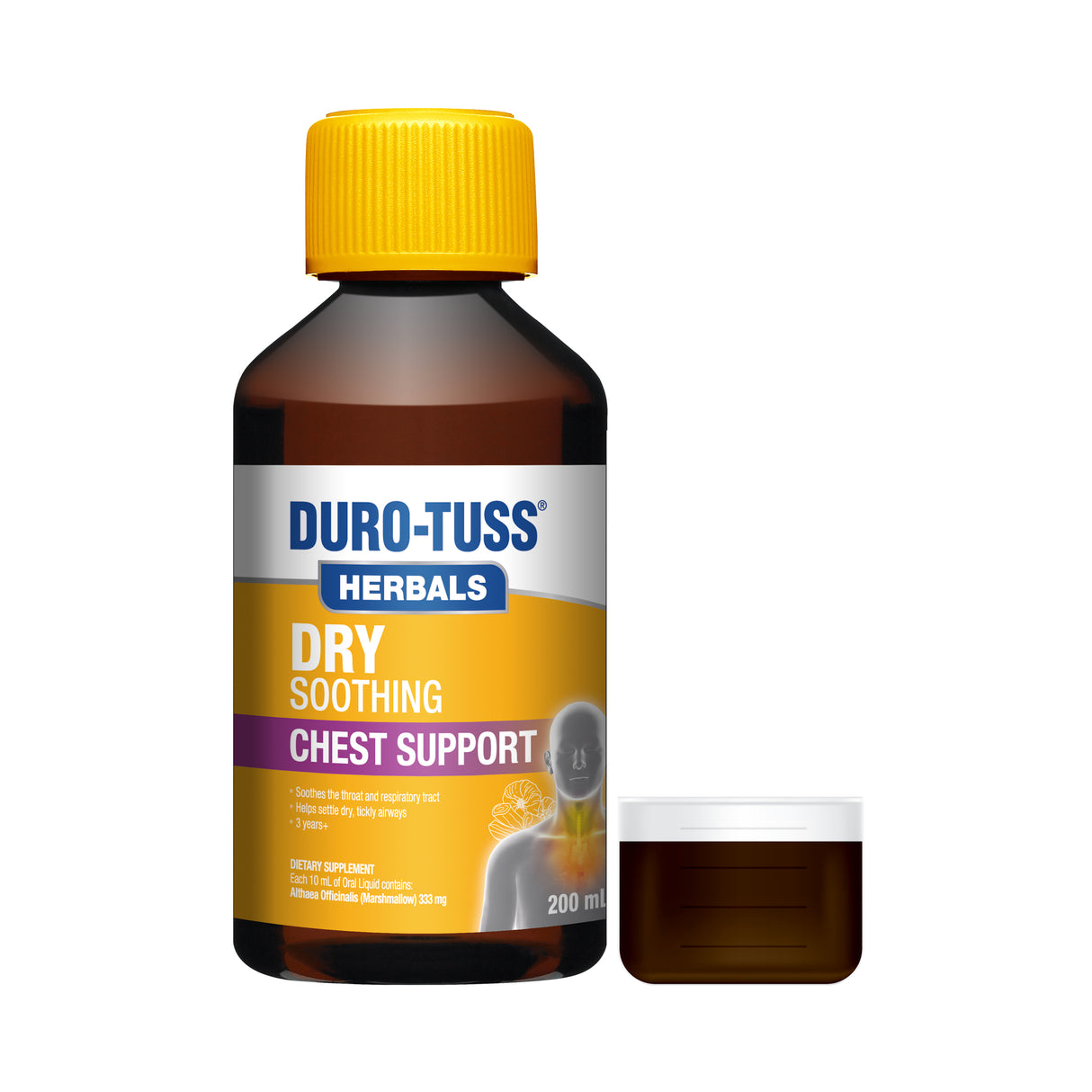 Duro-Tuss Herbals Dry Soothing Chest Support 200ml
