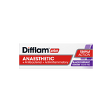 Difflam Plus Anaesthetic Sore Throat Lozenges Blackcurrant Flavour 16 Pack