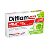 Difflam Plus Loz Pineapple Lime Sugar Free 16s