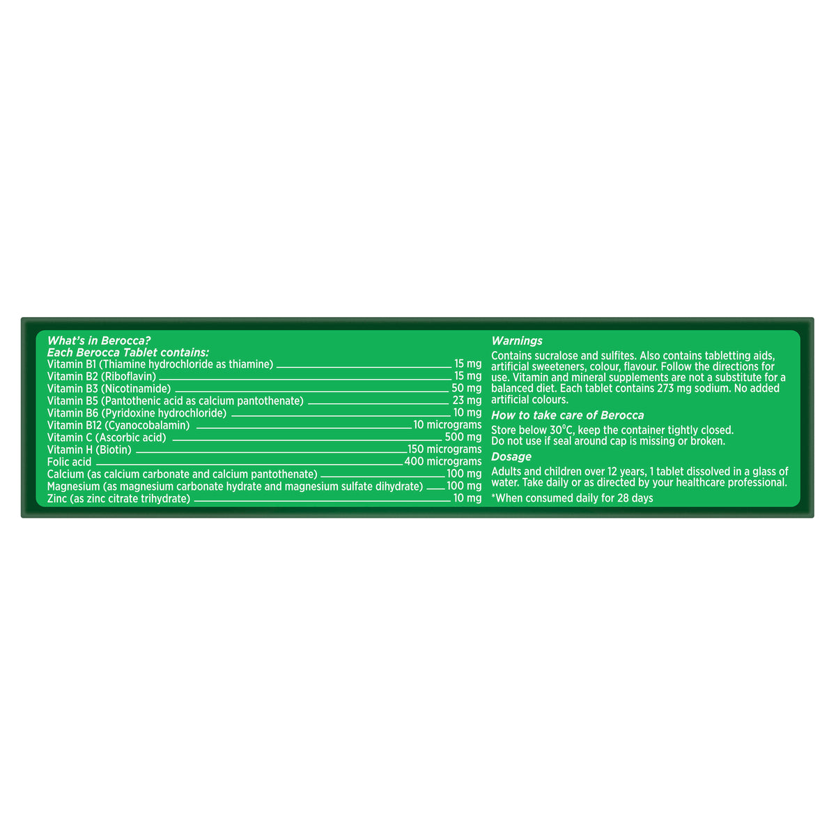 Berocca Perf. No Aspart.60s Orng