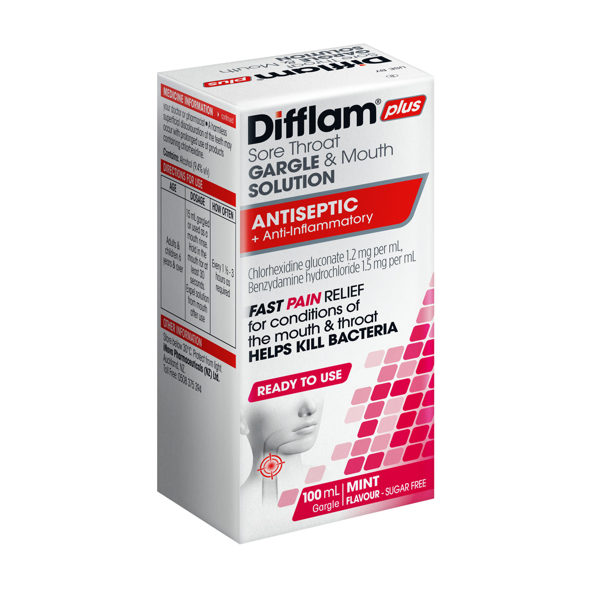 Difflam Plus Solution 100ml