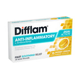 Difflam Sore Throat Lozenges Sugar Free Honey & Lemon 16 Pack