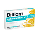 Difflam Sore Throat Lozenges Sugar Free Honey & Lemon 16 Pack