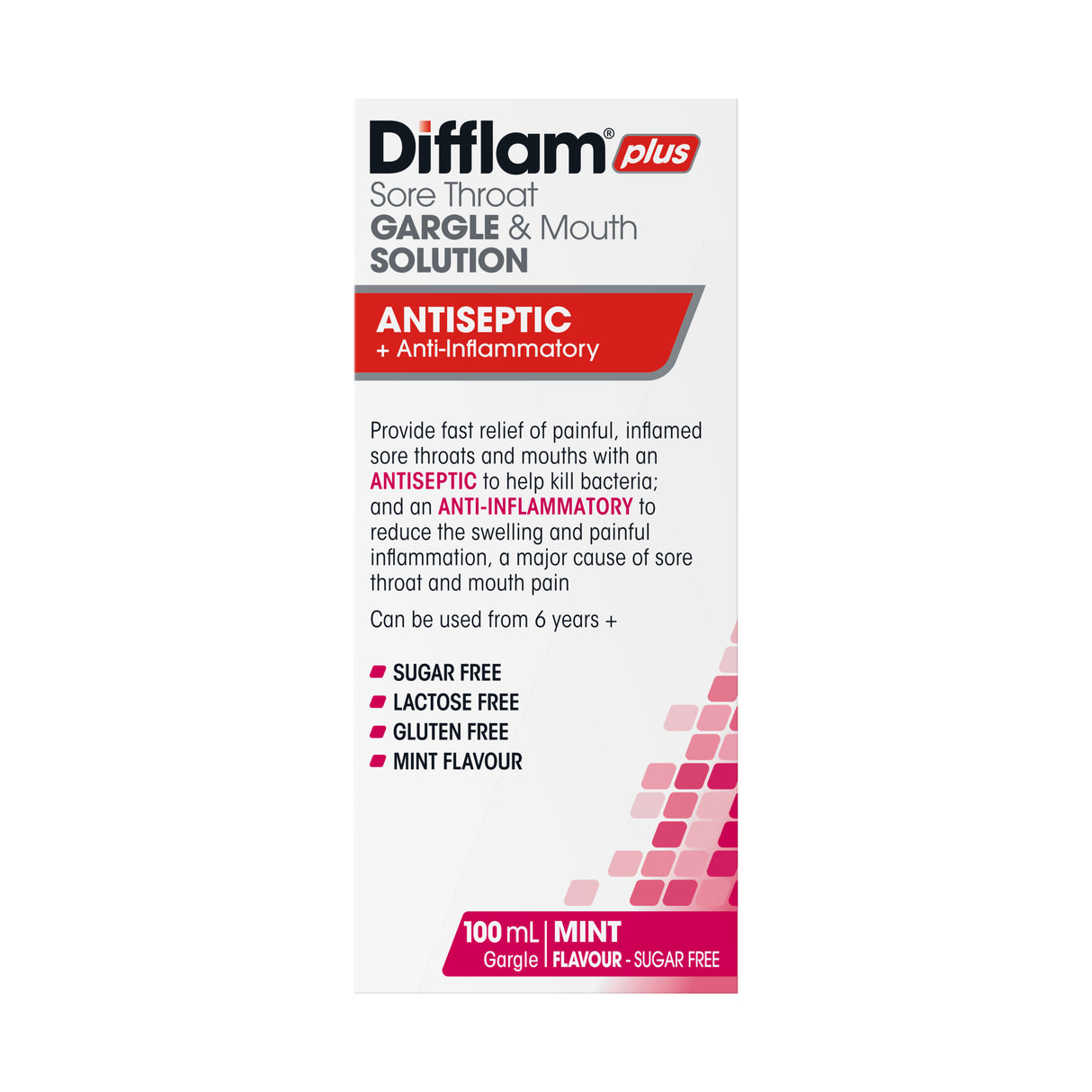Difflam Plus Solution 100ml