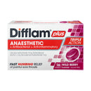 Difflam Plus Anaesthetic Sore Throat Lozenges Berry Flavour 16 Pack