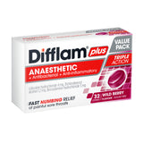 DIFFLAM Plus Lozenge Anaesthetic Wild Berry 32s