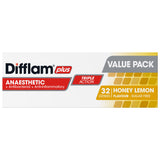 Difflam Plus Lozenges Anaesthetic Honey Lemon 32s