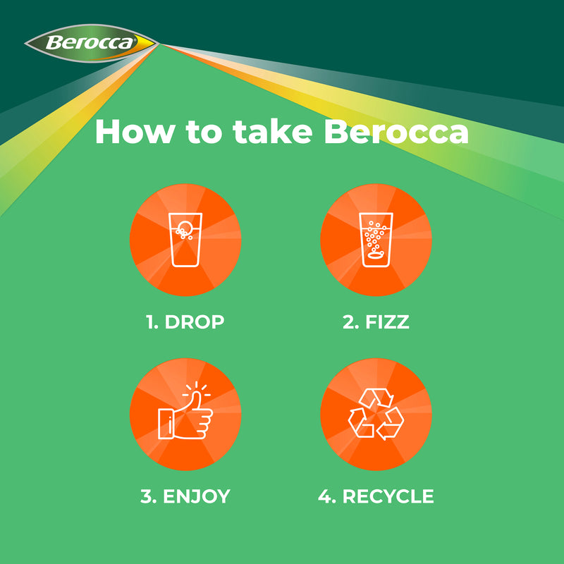 BEROCCA Energy Mango and Orange 15s