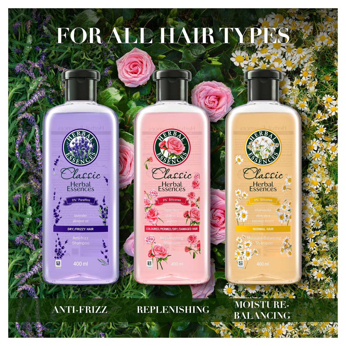 Herbel Essences Classics Coconut Shampoo 400ml