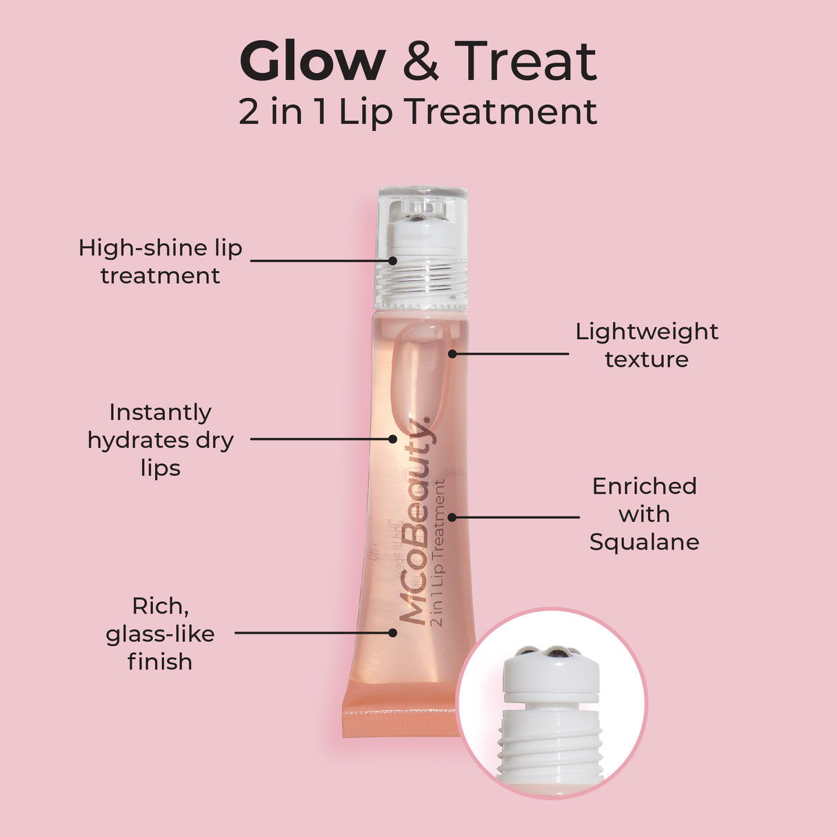 MCo MCW363 G&T 2in1 Lip Treat Peach