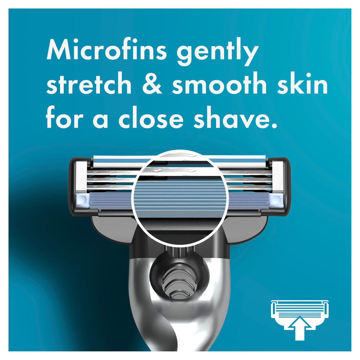GILLETTE Mach3+ Razor 1Up+ 2 Cartridges