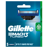 GILLETTE Mach3 Turbo 3D Blade 5pk