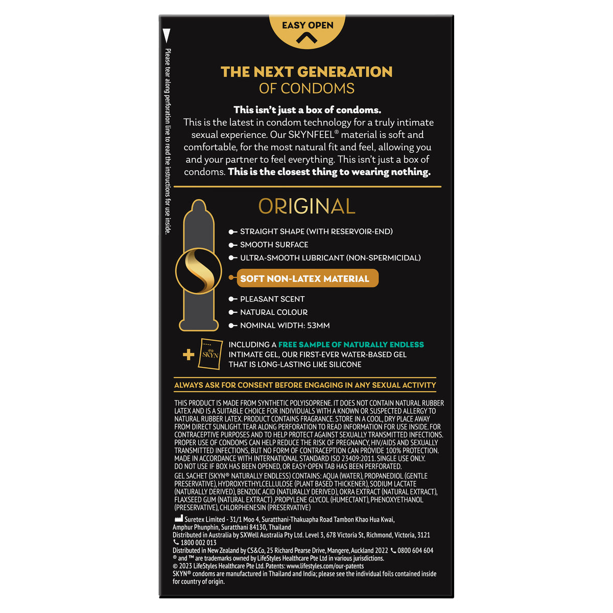 SKYN Original Condoms 20pk