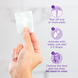 SWISSPERS 3in1 Cleanser Infused Pads - Aloe Vera & Vitamin E 60pk