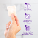 SWISSPERS 3in1 Cleanser Infused Pads - Argan Oil & Vitamin E
