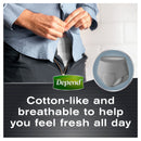 Depend Real Fit Incontinence Underwear Men Large 8 Pack