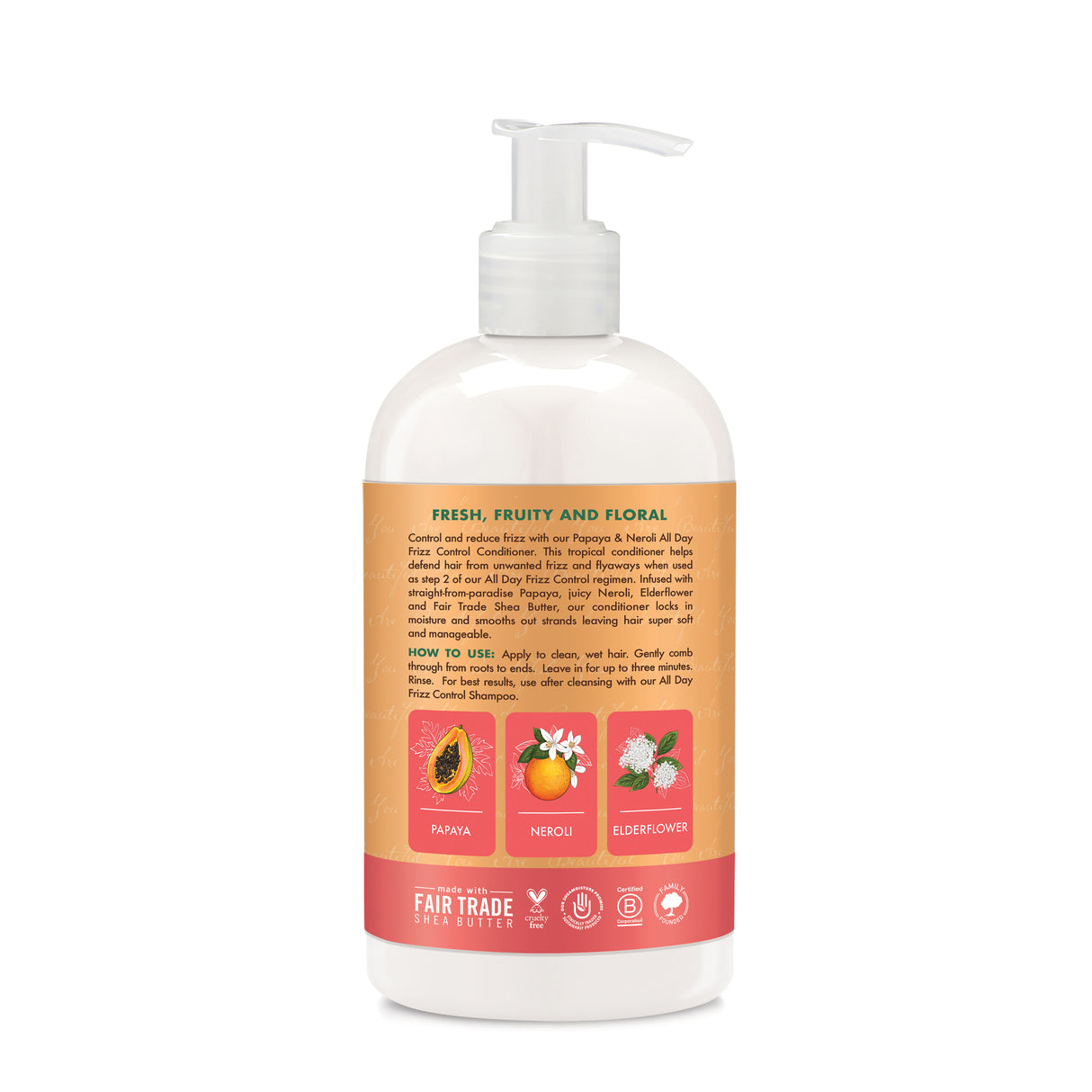 Shea Moisture Fizz Control Papaya & Neroli Shampoo 384ml