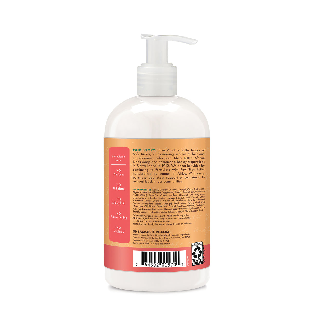 Shea Moisture Fizz Control Papaya & Neroli Shampoo 384ml