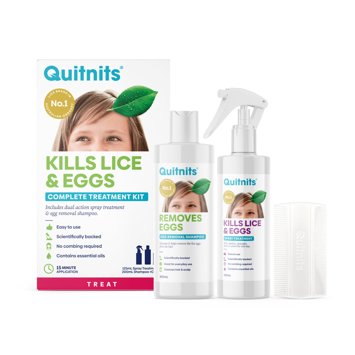 Quitnits Complete Head Lice Kit