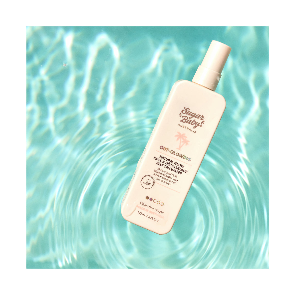 SugarBaby OUT-GLOWING Natural Glow Face & Décolletage Self Tan Water