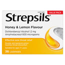 Strepsils Honey & Lemon Flavour 36 Lozenges