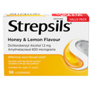 Strepsils Honey & Lemon Flavour 36 Lozenges