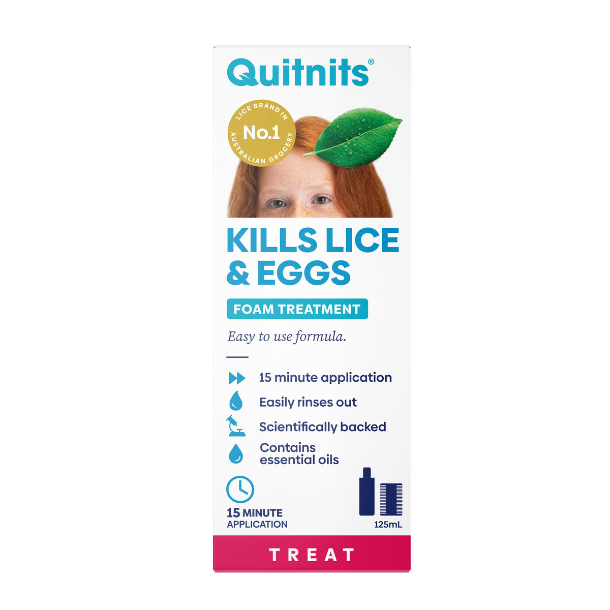 Quitnits Head & Body Lice Foam 125ml