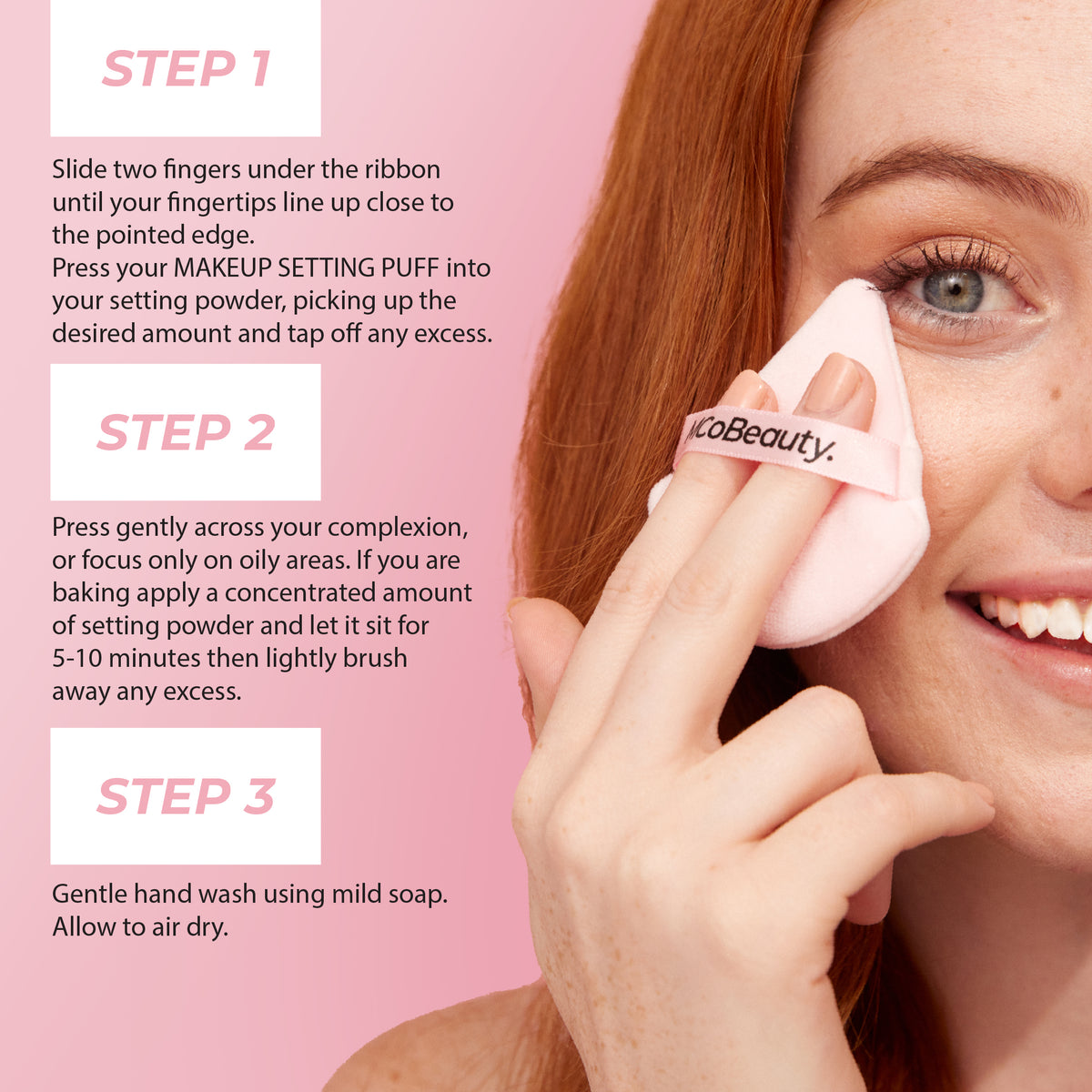 MCo MCH400 Makeup Setting Puff Duo
