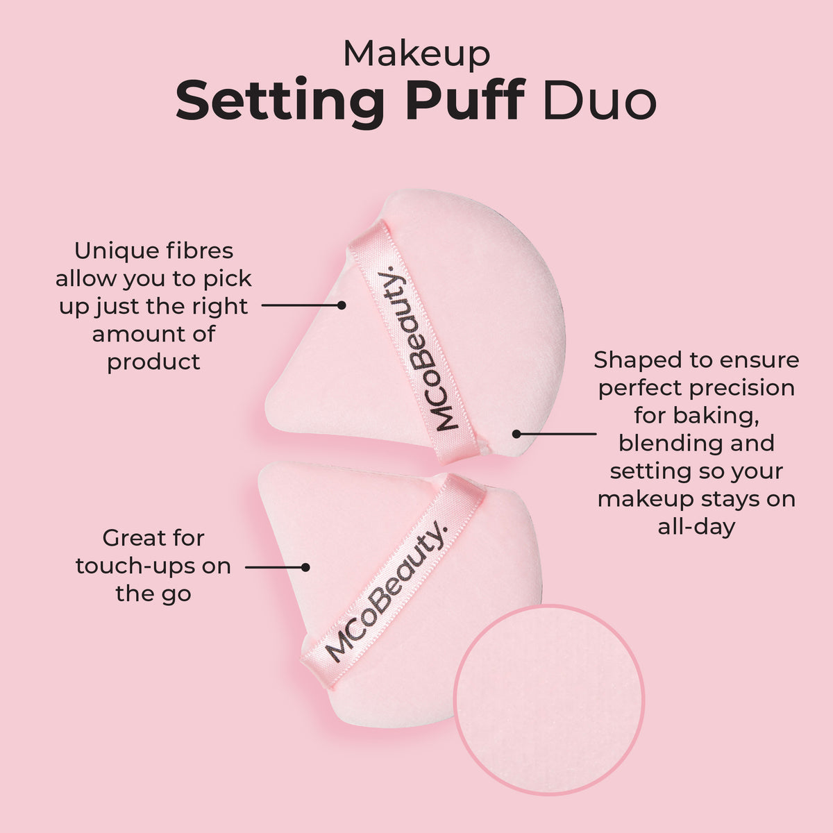 MCo MCH400 Makeup Setting Puff Duo