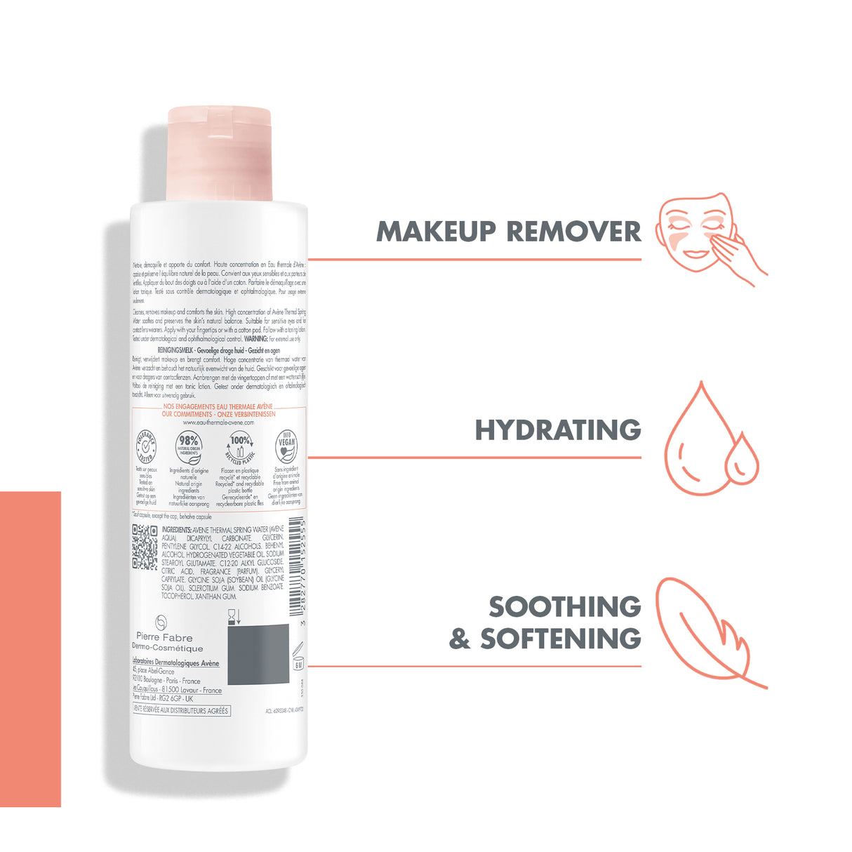 Avene Gentle Milk Cleanser 200ml