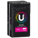 U by Kotex Extra Pads Super with Wings 14 Pack