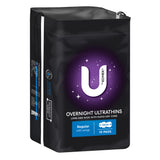 U By Kotex Ultrathin Overnight Pads with Wings 10 Pack