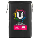 U by Kotex Extra Pads Super with Wings 14 Pack