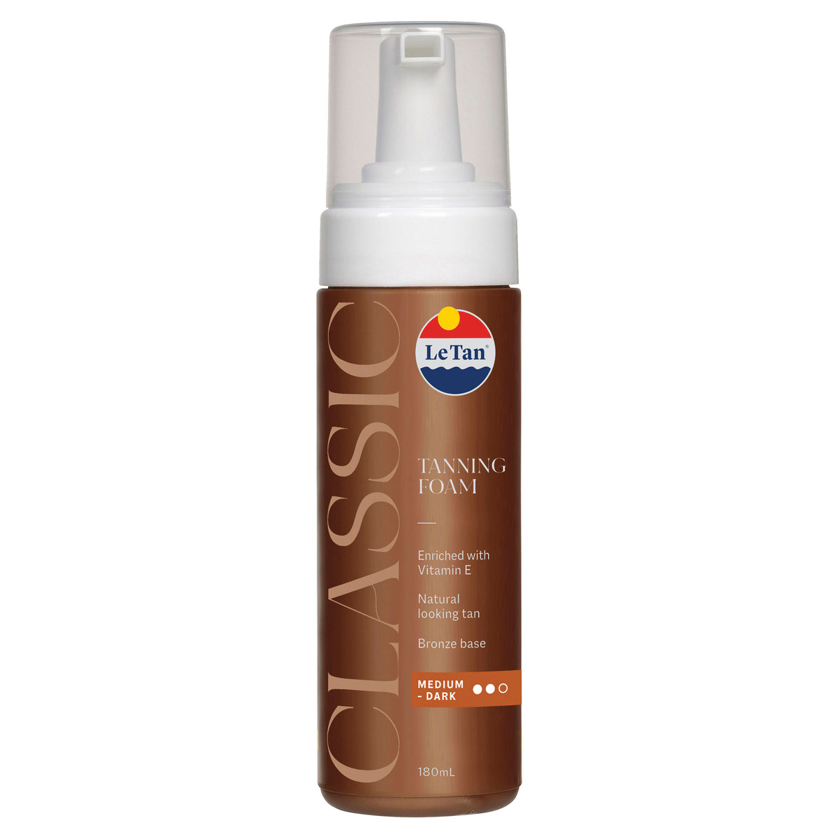 Le Tan Classic Self Tanning Foam Medium - Dark 180ml