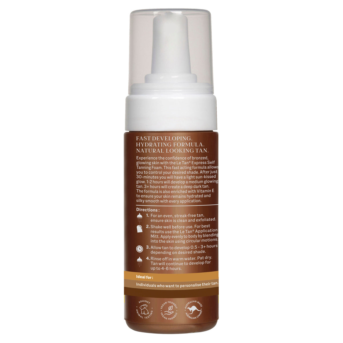 Le Tan Express Self Tanning Foam 110ml