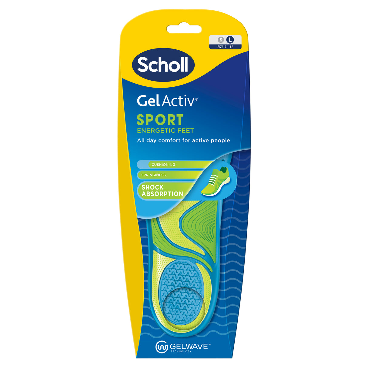 SCHOLL Gel Activ Insole Sprt L